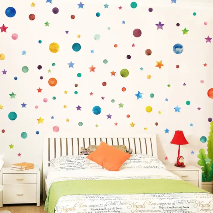 Autocollant mural étoiles pour chambre de bébé