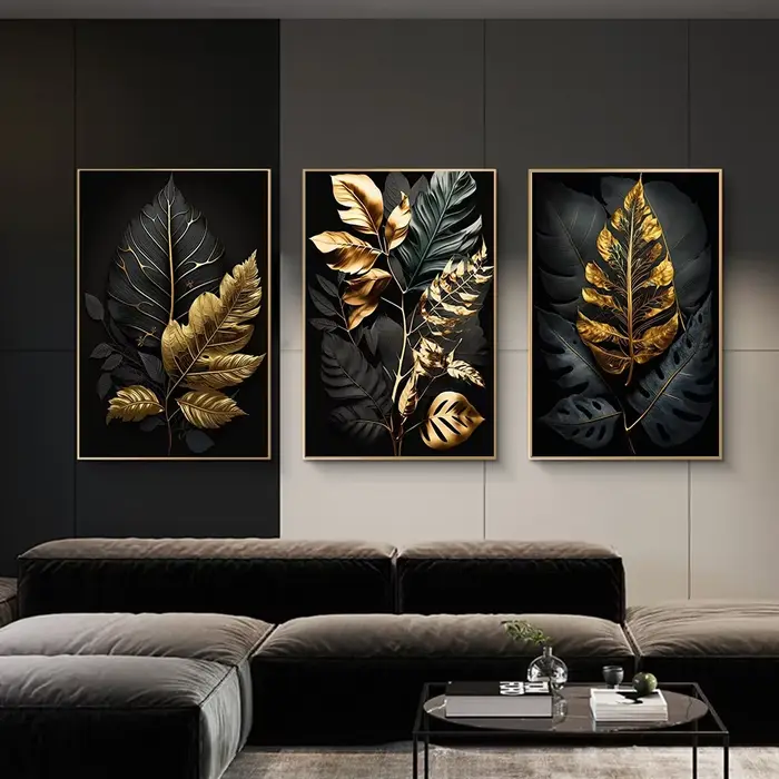 Art mural abstrait nordique moderne