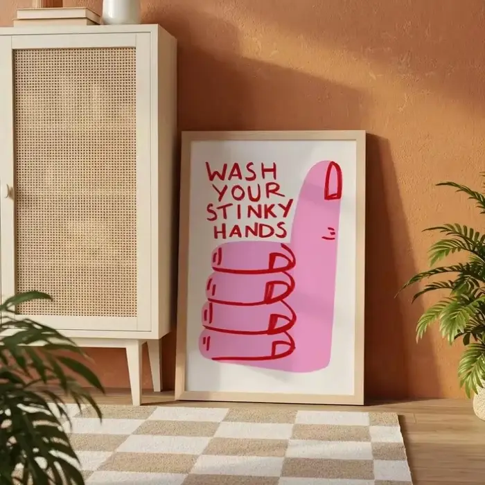 Slogan de maison humoristique coloré