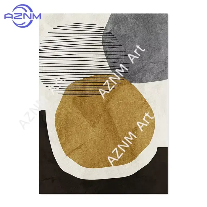 Lot de 1/3 tableaux triptyques minimalistes