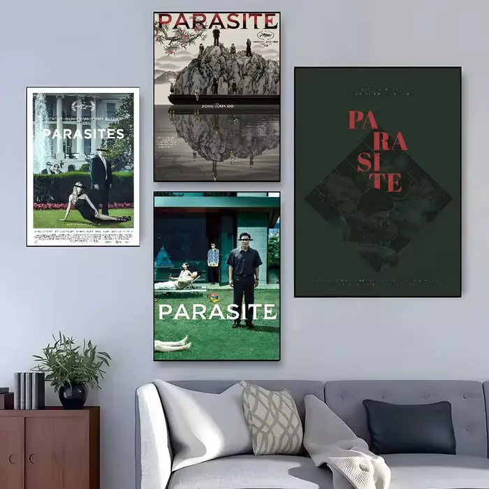Affiche de films coréens p-parasite HD