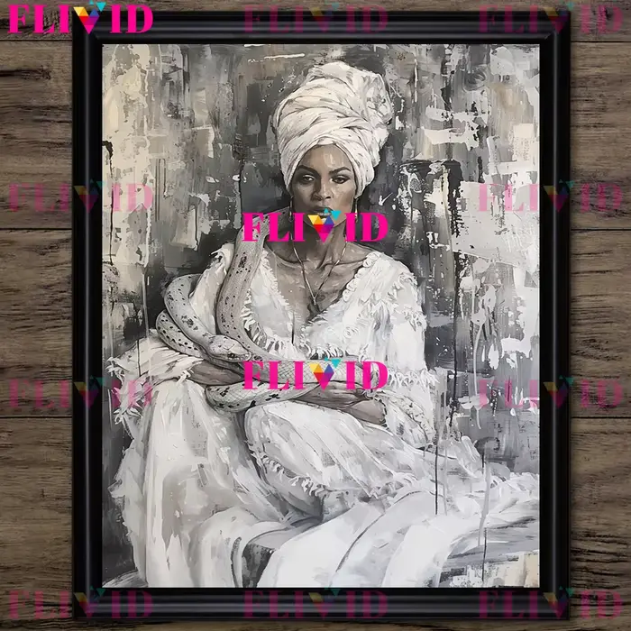 Toile d'art mural avec Marie Laveau