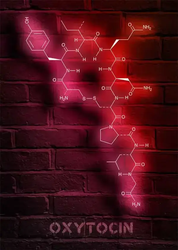 Affiche néon de molécules de laboratoire de chimie moderne, toile d'art imprimée pour une décoration