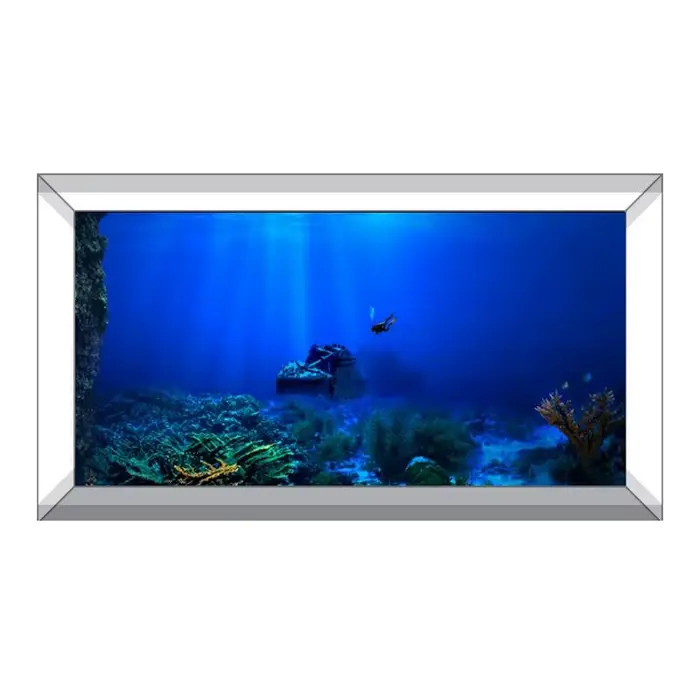Peinture décorative de fond de plantes précieuses de poisson