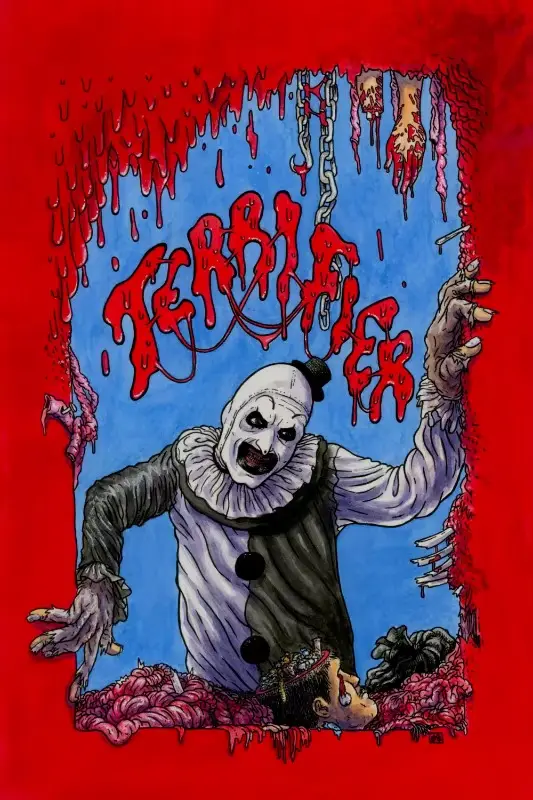 Terrifier 2 – affiche de film esthétique, ensemble de télévision, décoration rétro, Film d'horreur, 