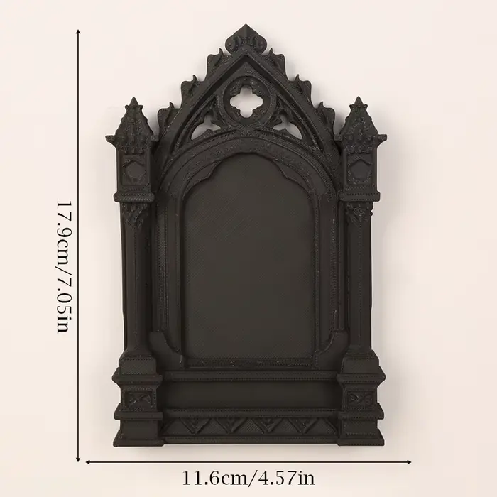 Cadre décoratif en forme d'arche de style gothique sombre transfrontalier pour la décoration murale