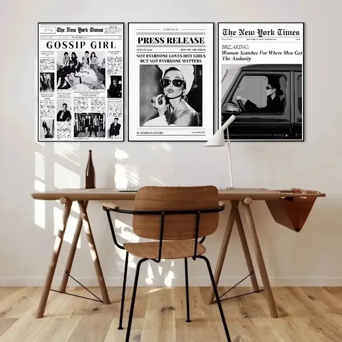 York-Affiche de Journal Imprimée sur Papier