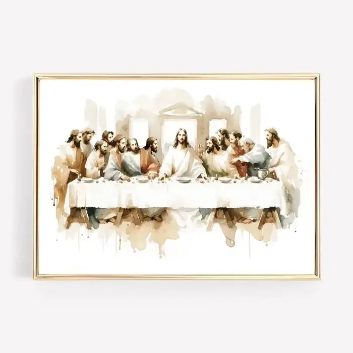 Affiches sur toile de croquis de jésus