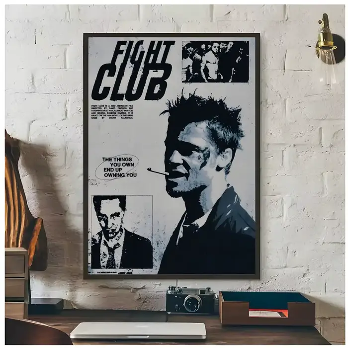 Affiche du film culte F-Fight Club