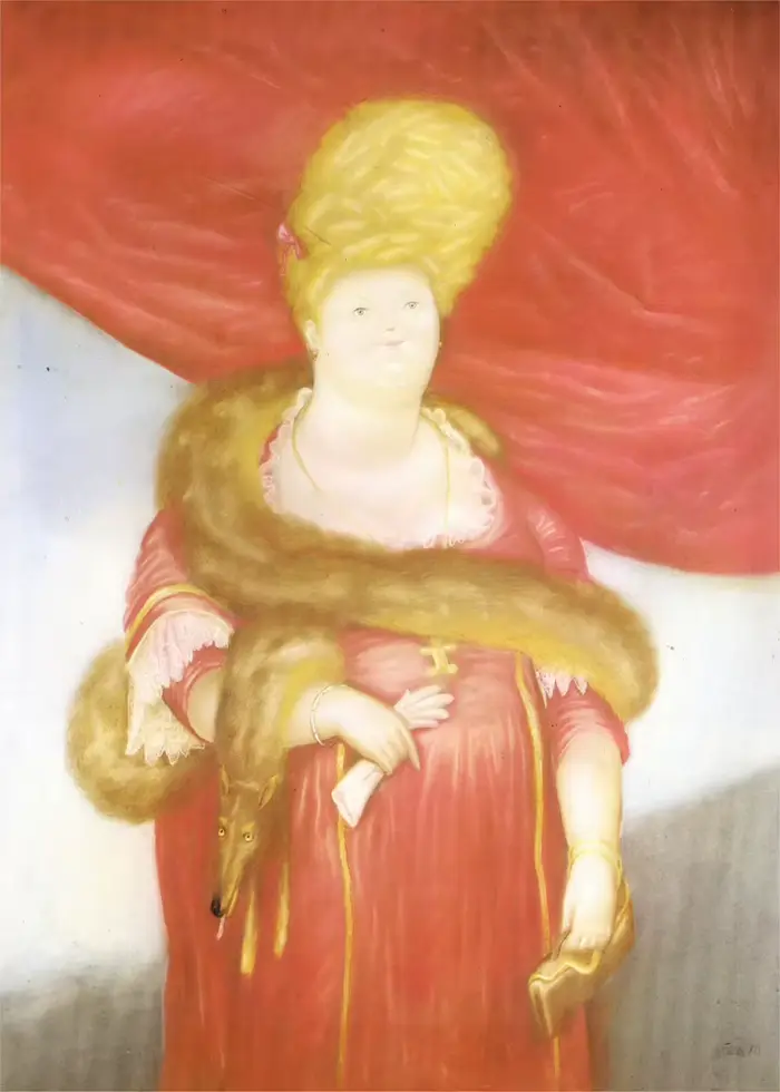 Peinture sur toile d'art célèbre de Fernando Botero, style Boterismo, impressions sur toile Mona Lis