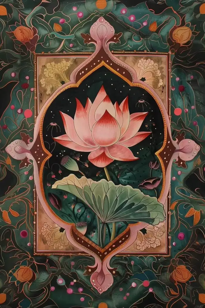 Affiches rétro modernes classiques de fleurs de Lotus rose, imprimés d'art chinois, peinture sur toi