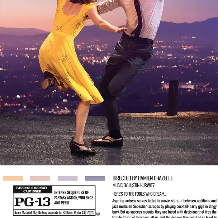 Affiche de Film la la land