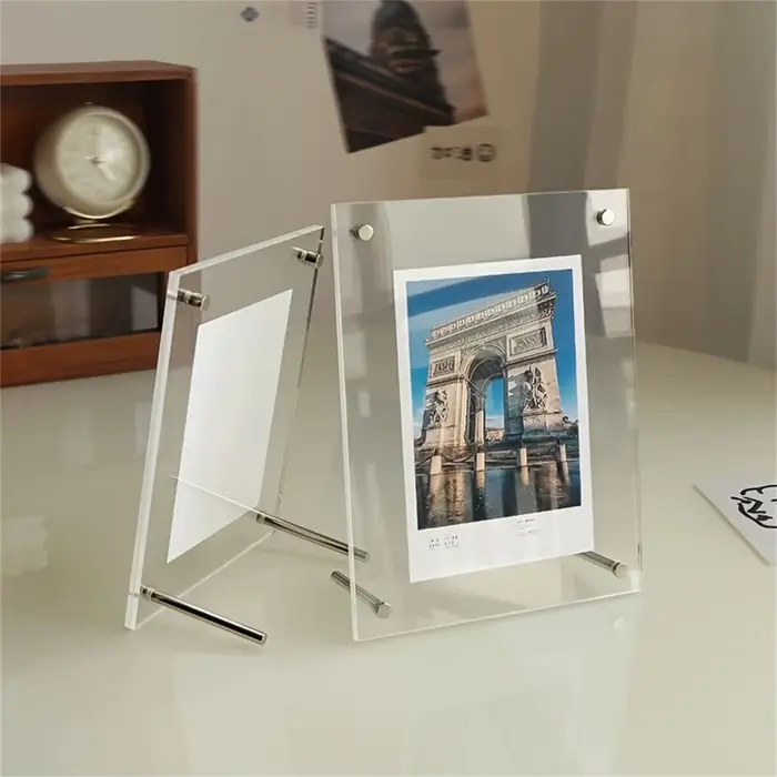 Cadre photo transparent mural
