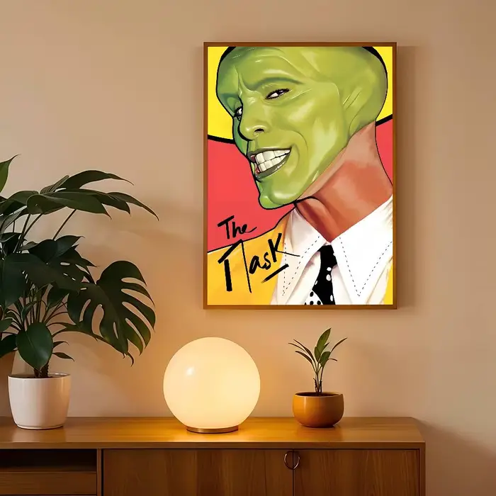 Affiches de film classique The Mask, décor Vintage pour salle, Bar, café, décoration nordique pour l
