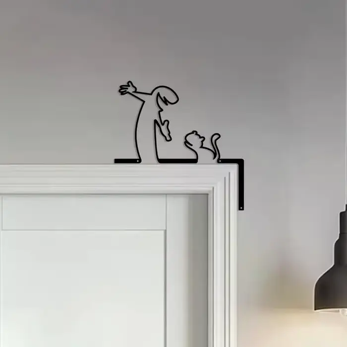 Décor mural en métal, panneau en fer forgé