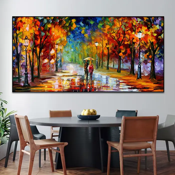 Impressions sur toile abstraites colorées modernes