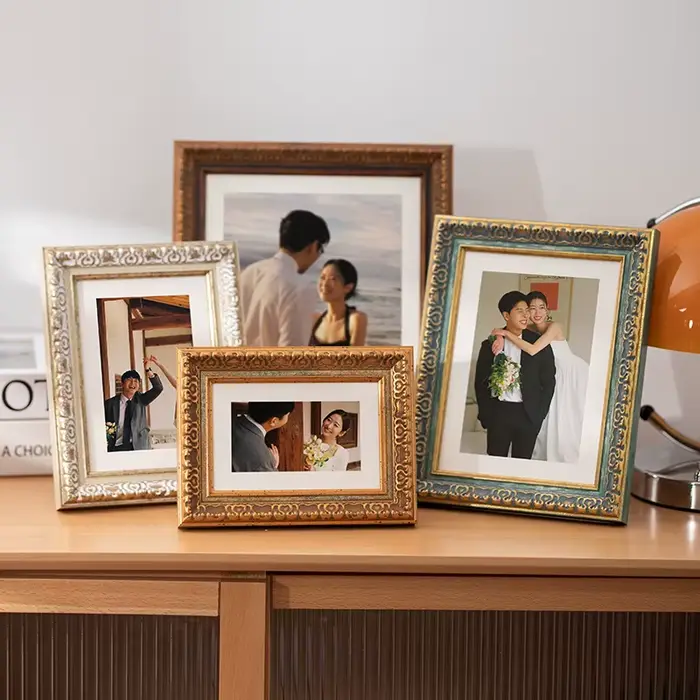 Cadre photo suspendu au mur 5-10 pouces