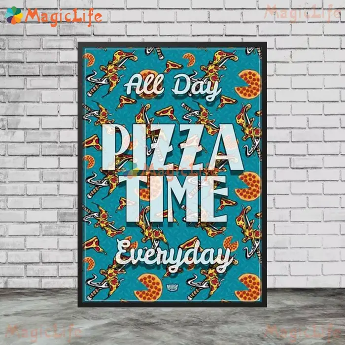 Affiches de décoration de magasin de Pizza amusantes de cuisine