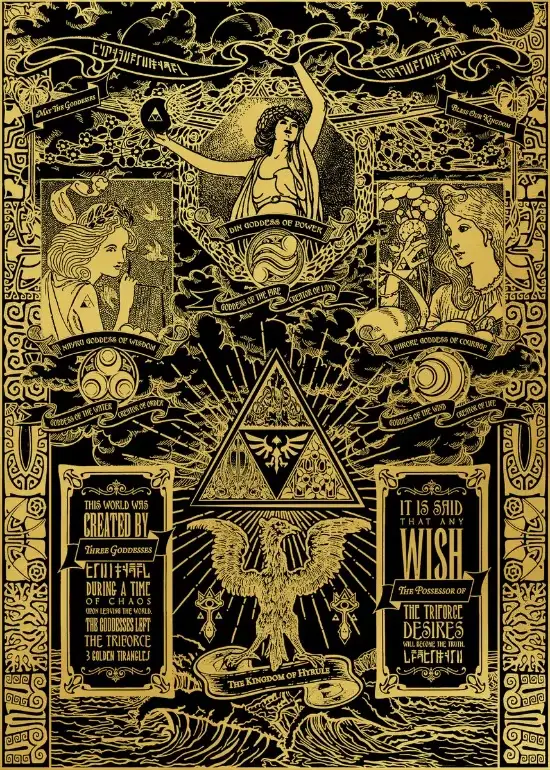 Z-zzelda jeu Vintage affiche légende de Zzelda décor mural classique jeu vidéo imprime toile décorat