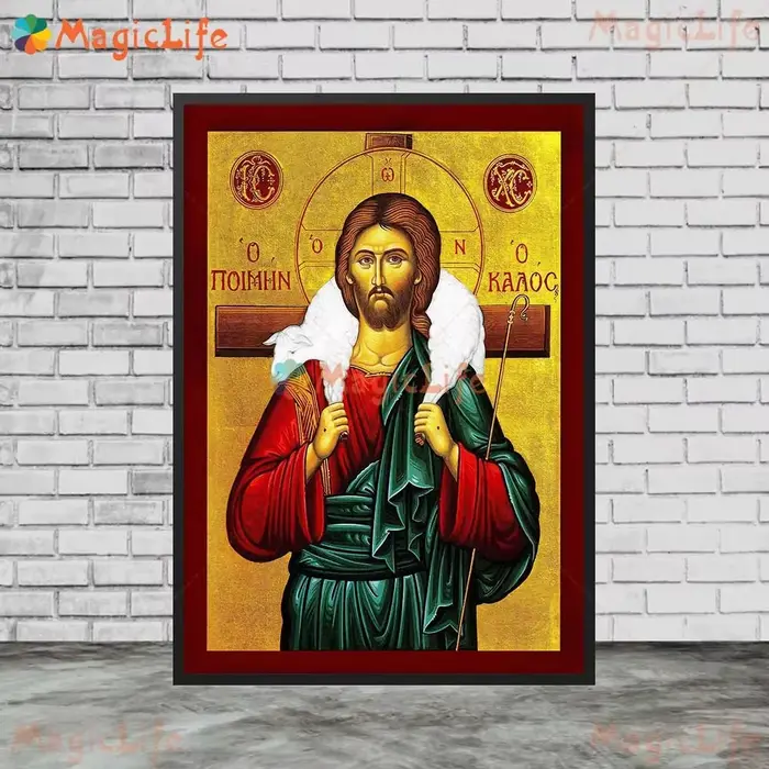Vintage jésus Christ Religion mur photos pour salon église salle nordique affiche mur Art toile pein
