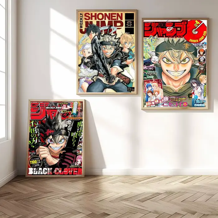Affiche murale classique vintage Anime Black Clover