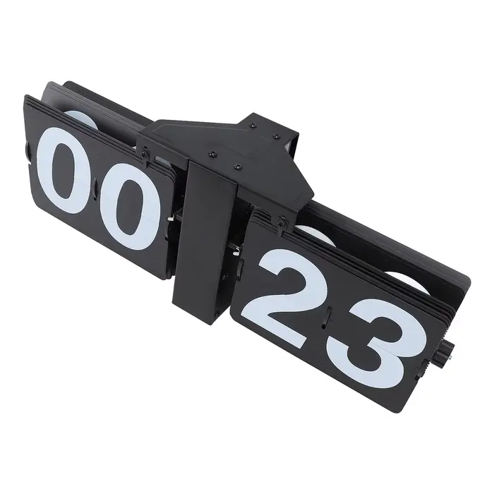 Horloge numérique rétro rabattable 24 heures