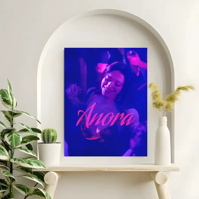 Affiche du film Anora, autocollants haute définition, adaptés à la chambre à coucher, au salon, à la