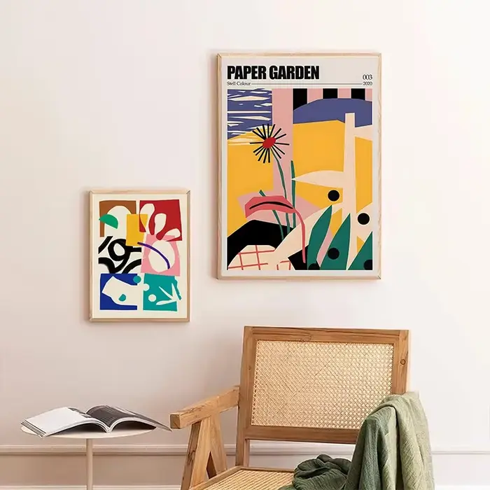Affiches et imprimés tendance Koi abstraits japonais, peinture sur toile classique Vintage, tableau d'art mural pour décoration de chambre moderne et de maison