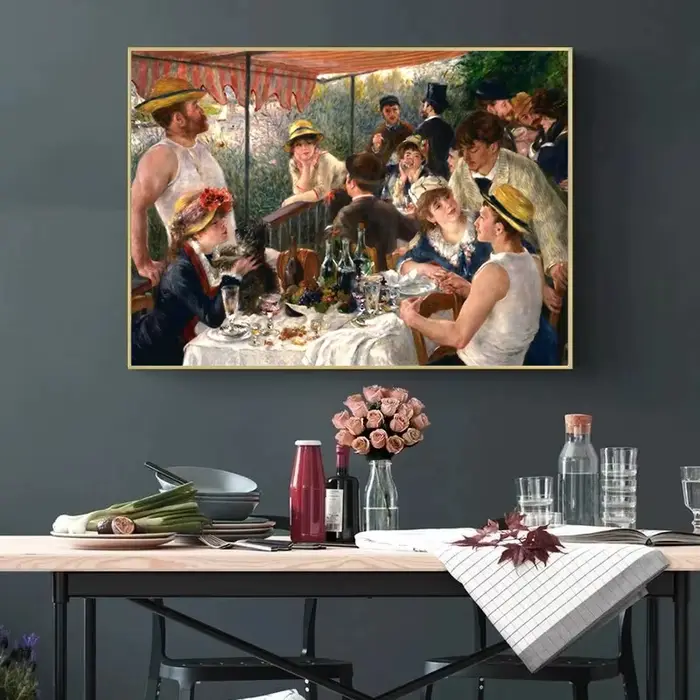 Impressions sur toile d'Auguste respectueux des impressionnistes