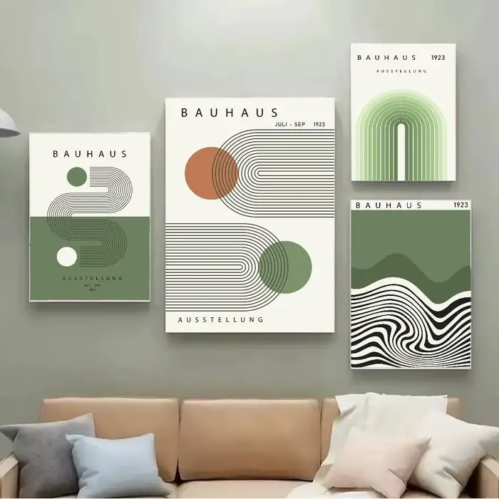 Affiches Bauhaus Green Lines