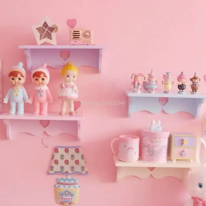 Étagère murale décorative en dentelle