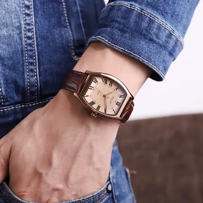 Horloge à Quartz japonaise en cuir véritable, rétro, classique, montre pour hommes, montre pour femme, montre pour hommes, pour Couple, Business, boîte Julius, cadeau pour amoureux