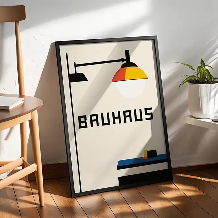 Affiches d'exposition d'art abstrait Bauhaus