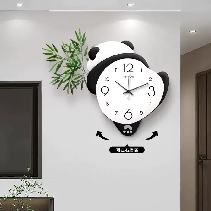 Animal Kawaii horloge murale Unique salon pendule mignon