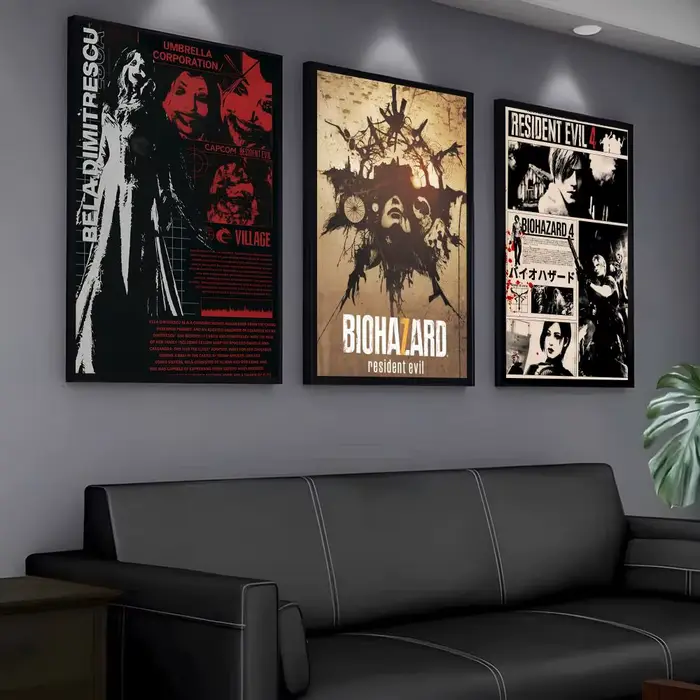Affiche de jeu r-resident maléfique