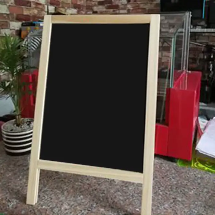 Tableau noir indépendant Double face en bois