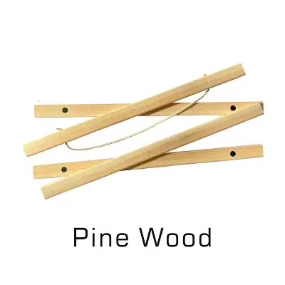 Cadre de cintre magnétique pour affiche, cadre de cintre en bois de teck, peinture naturelle, cadre 