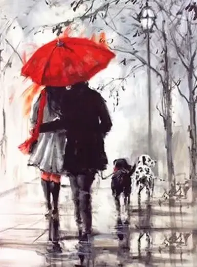 Affiches de paysage de peinture de couple de style nordique, impression sur toile, art mural, gérer