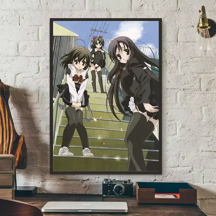 Affiche murale imperméable Katsura Kotonoha, dessin animé s-école Days, affiches imprimées de haute 