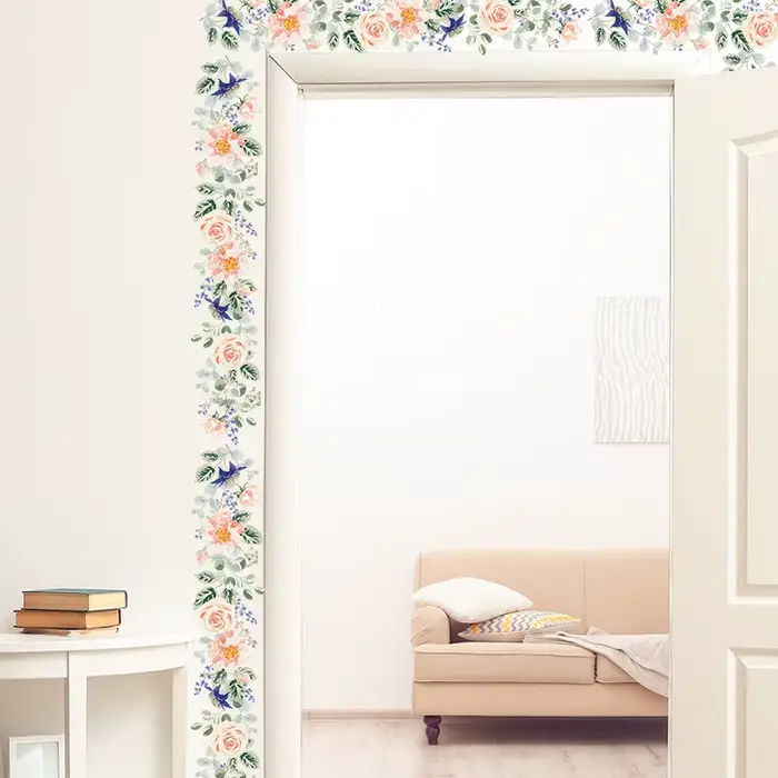 Superbe autocollant mural décoratif pour plinthe