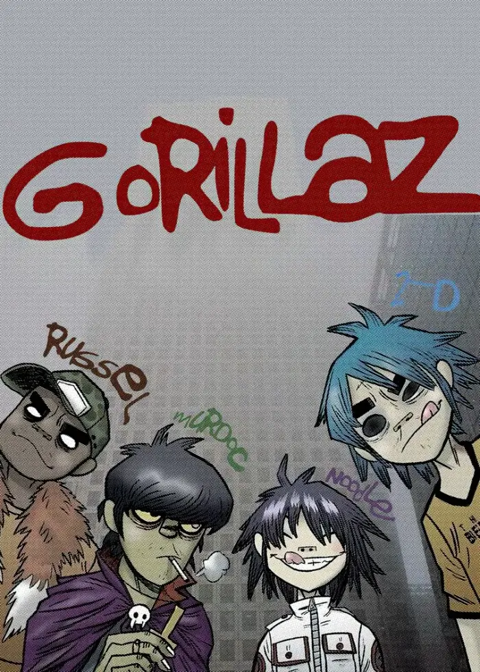 Affiche d'album de musique alternative de groupe de Rock virtuel Gorillaz Hip Hop, images d'art mura