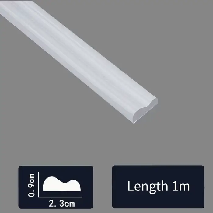 1 rouleau de bandes décoratives auto-adhésives élégantes en Pvc, flexibles et pliables pour murs, so