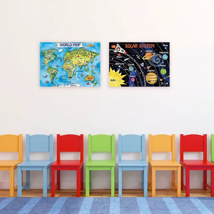 Tableau de l'alphabet Abc pour enfants