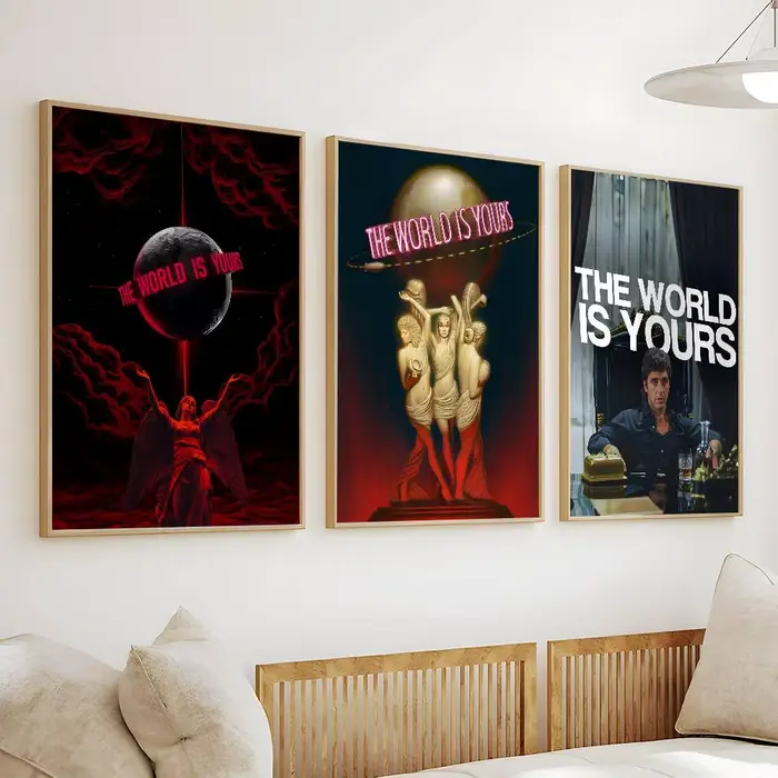 Affiche rétro The World Is Yours Scarface