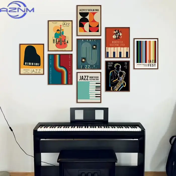 AZNM – affiche et impressions sur toile de musique jazz