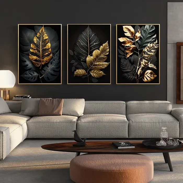 Art mural abstrait nordique moderne