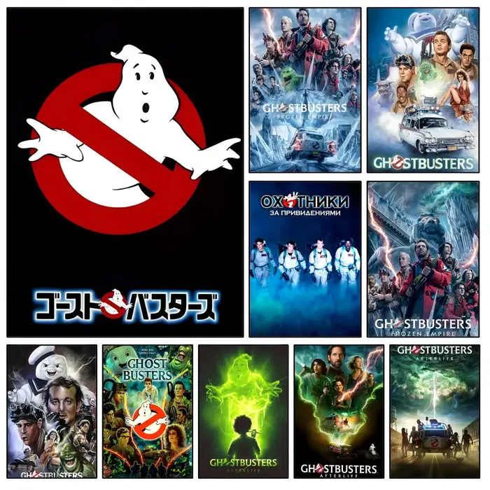 Affiche de film G-Ghostbusters Stay Puft Slimer, imperméable, HD, moderne, à coller sur le mur, décoration murale pour chambre à coucher, salon, dortoir, bureau