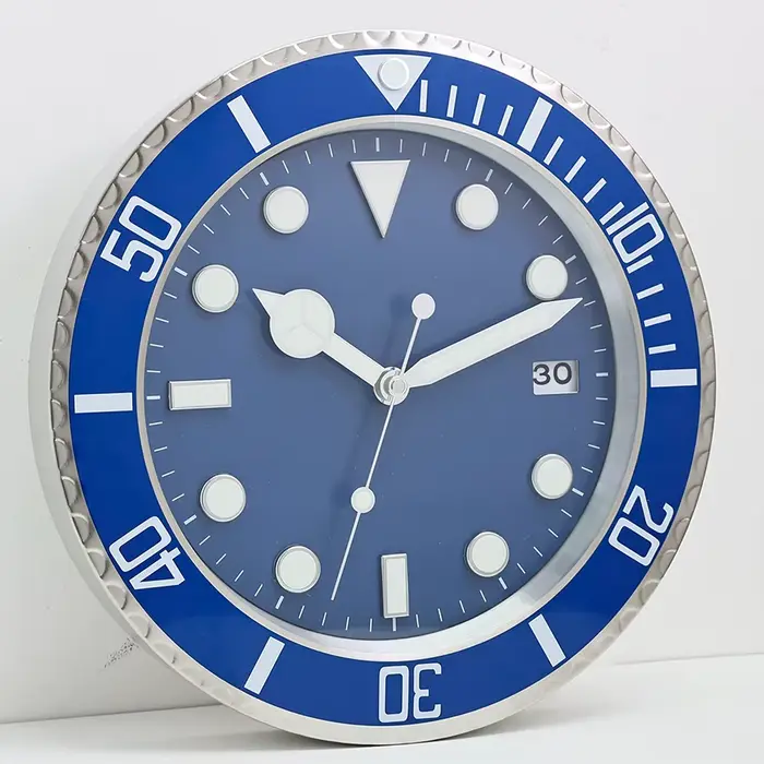 Horloge murale créative de luxe 34cm