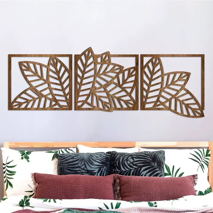 Décoration murale en bois