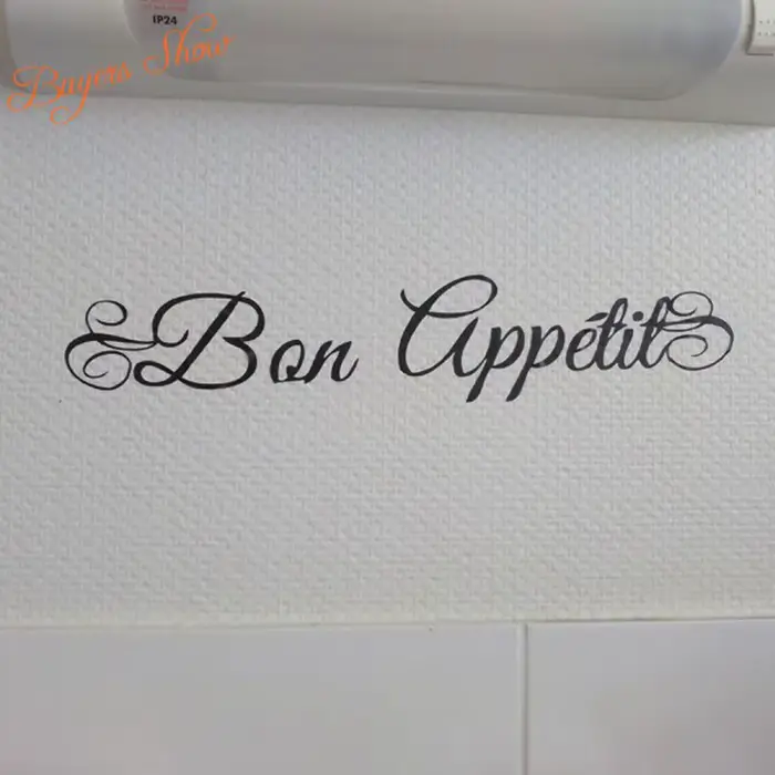 BON APPETIT – autocollant mural français